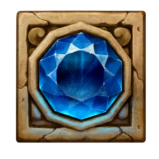 Blue gem symbol