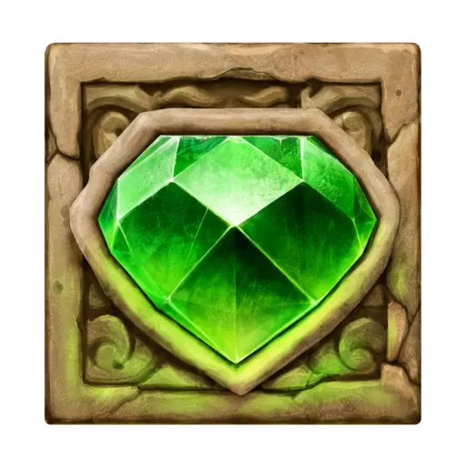 Green gem symbol