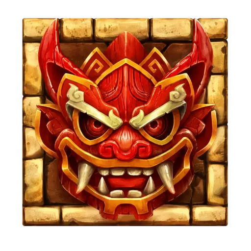Red mask symbol