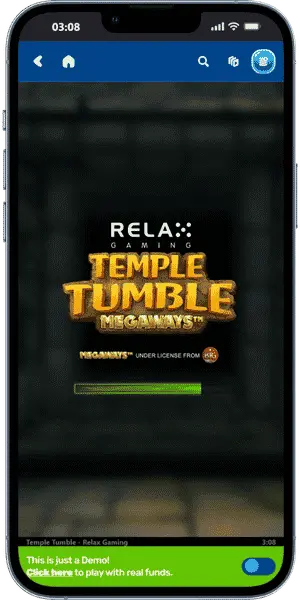 Temple Tumble Megaways Wait for the Game to Load